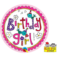Badge Re-Bday Girl